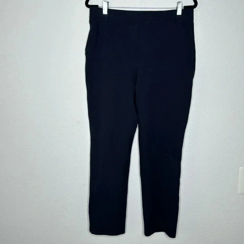 Quince large petite Ultra-Stretch Ponte Straight Leg Pants size Large NWOT